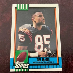 1990 Topps TIFFANY Set TIM MCGEE #274 CINCINNATI BENGALS ** MINT ** HIGH GRADE - Picture 1 of 2