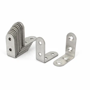 Estante para muebles 40x40x17mm Forma de L Soportes de esquina 12 piezas - Imagen 1 de 1