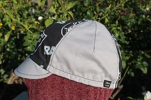 CYCLING CAP RAIDERS 4 PANELS ONE SIZE & ANY SIZE HANDMADE IN USA  - Bild 1 von 11