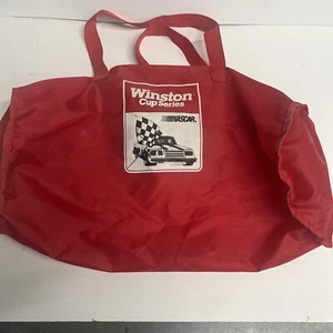 Vintage NASCAR Winston Cup Series Vintage Duffel Bag Nylon Red 1980’s - Bild 1 von 7