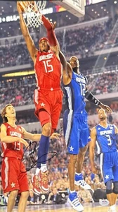 Carmelo Anthony Signed 12x18 NBA All Star Team Photo PSA AP18863 - Picture 1 of 3