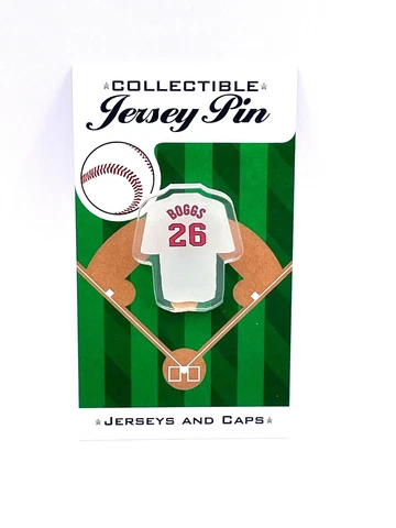 Boston Red Sox Wade Boggs jersey lapel pin-Classic throwback HOF Collectible Cover