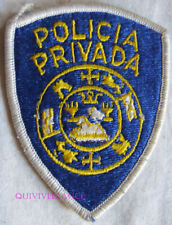 IN13042 - ECUSSON PATCH POLICIA PRIVADA - PORTO RICO