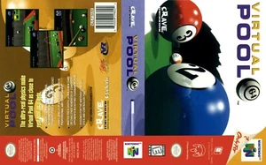 - Estuche de repuesto para juegos de piscina virtual 64 caja cubierta solo obras de arte - Imagen 1 de 9