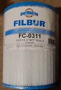 NEW Swimming Pool and Spa Cartridge 50 sq. ft. 2" mpt 6 3/4 ×8 - Picture 1 of 2