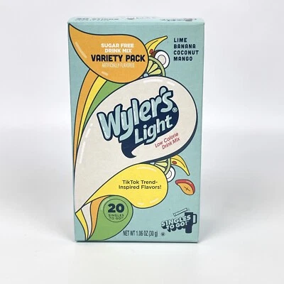 Wyler's Light Singles to Go Powder Packets Water Drink Mix Variety Water Trend Foto 1 de 4