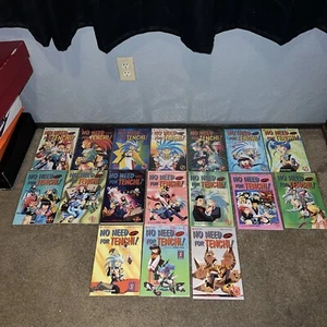 No Need For Tenchi Manga Comic Book Lot Hitoshi Okuda 17 Total Part 1,2,3 - Picture 1 of 12