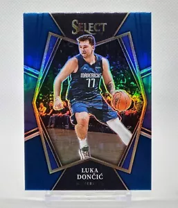 2021-22 Panini Select Premier Level Luka Doncic Azul Plata Prizm #117 Mavericks - Imagen 1 de 2