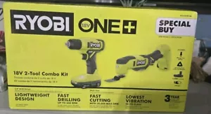 Ryobi One Plus 18V 2-tool Combo Kit. DRILL/OUTIL POLYVALENT - Picture 1 of 3