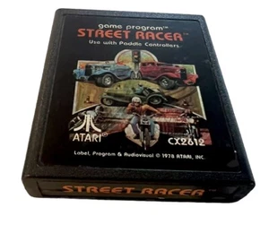 Street Racer (Atari 2600, 1977) getestet auf Atari 2600+ NM Label - Bild 1 von 1