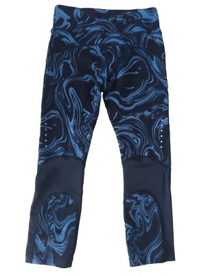 Nike Epic Lux Power Leggings UK/XS Azul Camuflaje Elastizado Calce Recortado Gimnasio Ropa Foto 1 de 4