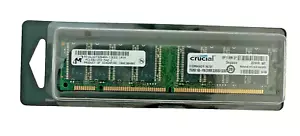 Crucial 256MB 32Mx64 Dimm SDRAM Synch CL2 133MHz Memory Card CT32M64S4D7E PC133U - Picture 1 of 2