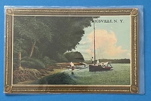 Craigsville New York The Landing Vintage Postcard - Picture 1 of 4