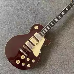 Hochwertige E-Gitarre, burgunderroter Korpus, 3 Schalter und 3 Tonabnehmer - Bild 1 von 17