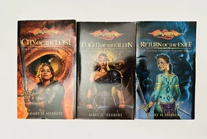 Dragonlance LINSHA TRILOGY all 3 books Mary Herbert WOTC/D&D 2000s very good - Picture 1 of 3