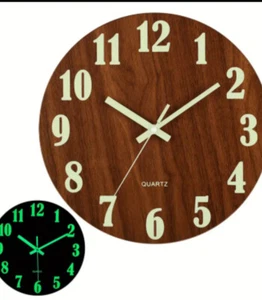 Im Dunkeln Leuchtene Uhr Neu - Bild 1 von 6