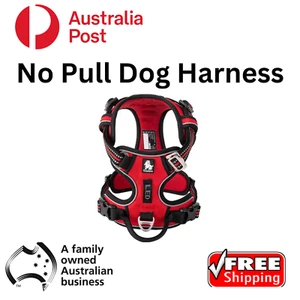 True Love No Pull Explosion Proof Dog Harness Red Small Outdoor Canine Vest - Picture 1 of 8