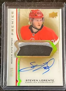 Steven Lorentz RPA Rookie Patch Auto 65/65 RC 2020-21 Upper Deck Premier - Picture 1 of 2