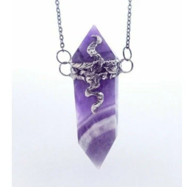 Amethyst Crystal Necklace - Image 1 of 4
