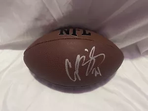 Denver Broncos CHAMP BAILEY Signed NFL Football - Picture 1 of 1
