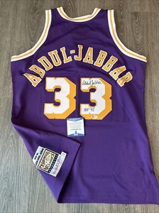 Kareem Abdul Jabbar Los Angeles Lakers Autograph Signed Authentic Jersey! Becket - Picture 1 of 4