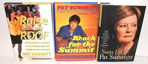 (3) FIRST EDITION BOOKS ABOUT THE UNIVERSITY OF TENNESSEE COACH PAT SUMMIT - Picture 1 of 3