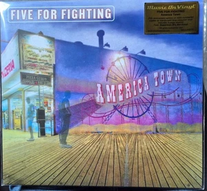 FIVE FOR FIGHTING America Town VG++ BLUE VINYL W/HYPE STICKER/1000 - Picture 1 of 4
