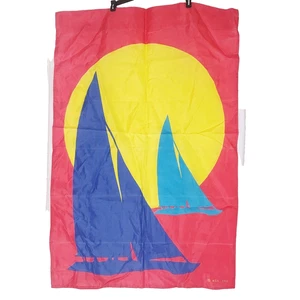 Bandiera barca a vela AGC Inc grande 42 x 28" bandiera giardino esterno - Foto 1 di 4