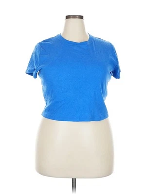 Camiseta Hollister feminina azul ativa XXL - Imagem 1 de 4