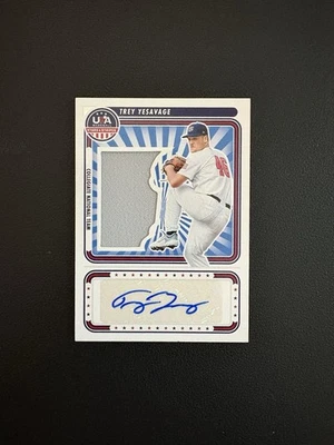 2024 USA Baseball, Trey Savage Patch Auto 140/199 # ss-ty, A2 - Image 1 of 2