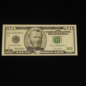 Series 1996 A Boston $50 Federal Reserve Note Fr 2126-A- Free Shipping USA - Picture 1 of 3