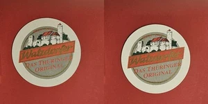 Watzdorfer Burg roter Streifen Brauerei Bierdeckel Bier - Bild 1 von 1