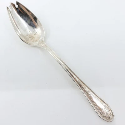 Tenedor de helado Hampton Court (1926) de Oneida Silverplate 5 3/8" sin monograma Foto 1 de 4