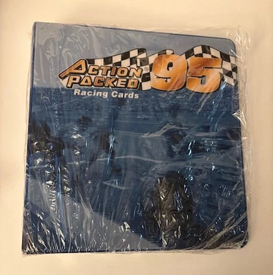 Libro de cartas coleccionables NASCAR 1995 carpetas de 3 anillas llenas de acción nuevo en paquete Foto 1 de 4