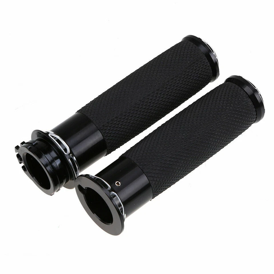 Empuñadura CNC para manillar de motocicleta de 1,02"" para Harley 1996-2017 VRSC Dyna Touring Foto 1 de 4