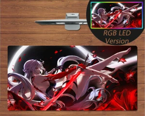 Anime RGB LED großes Mauspad Honkai Star Rail Acheron Gaming Matte Mousepad Geschenk - Bild 1 von 3