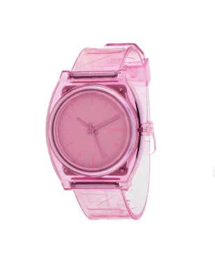 Nixon Time Teller Pink Watch, Silicone Strap, 40mm, A119 3146, New In Box - Image 1 of 4