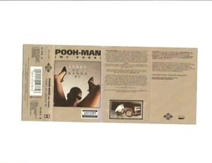 Pooh Man Funky As I Wanna Be Cassette Tape LINER NOTES ONLY MC POOH Vtg Rap R&B  - Picture 1 of 2