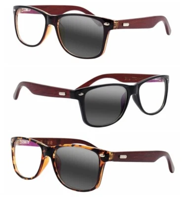 Vidro de visão negativo fotocromático quadrado rebite empresarial masculino feminino -1.0~-8.0 - Imagem 1 de 4