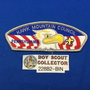 Boy Scout CSP Hawk Mountain Council Shoulder Patch PA 228BIN - Picture 1 of 2