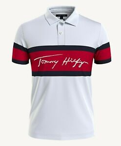 NWT Men's Tommy Hilfiger Short-Sleeve Polo Shirt Slim Fit S M L XL XXXL 3XL