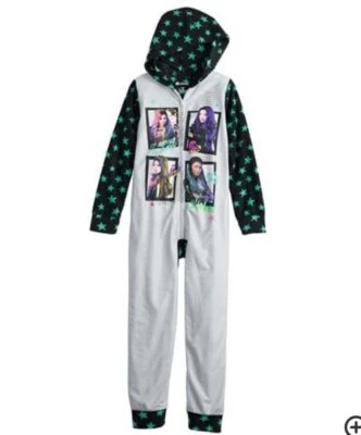 Descendientes 3 Pijamas Niña 6 NUEVO Pijamas Con Capucha Disney Descendientes Unión Traje Foto 1 de 4