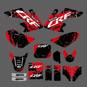Team Graphics Background Decal Sticker For HONDA CRF50F 2004-2009 2010 2011 2012 - Picture 1 of 4