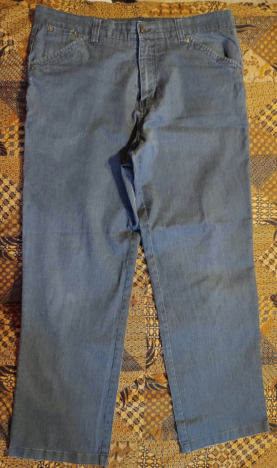 Pantalones de mezclilla Armani Collezioni J08 para hombre 38/30 relajados estilo lavado claro negros Foto 1 de 4