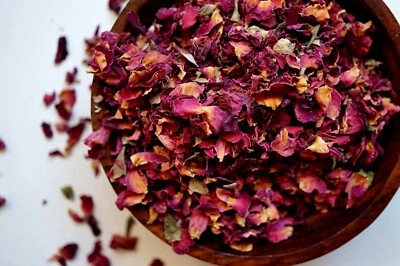Rose Petals Red Organic Dried ~ Rosa Canina ~ 100% Premium Wedding USA - Image 1 of 2