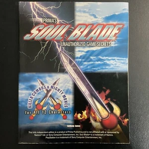 Soul Blade 1 Prima's Unauthorized Game Secrets PS1 Strategy Guide - Bild 1 von 3