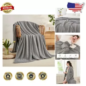 Soft Cotton Blanket Twin XL - Lightweight Muslin Blanket for All-Season Comfort - Picture 1 of 7