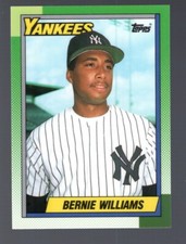 1990 Topps Tiffany Bernie Williams #701 