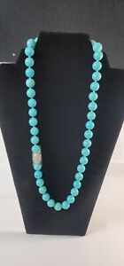 Simon Sebbag SSD Sterling And Turquoise Bead Necklace NWT