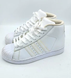 Adidas Pro Model Shell Toe Sneaker Gr. 1 Triple White - Bild 1 von 7